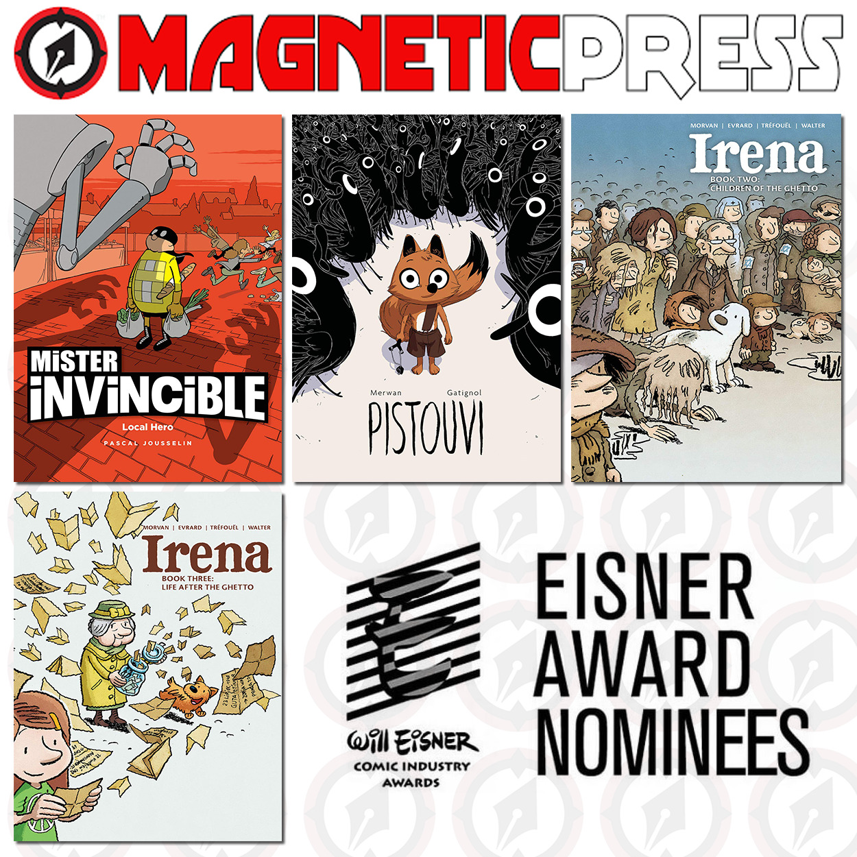 Press Receives FOUR 2021 Eisner Award Nominations Press